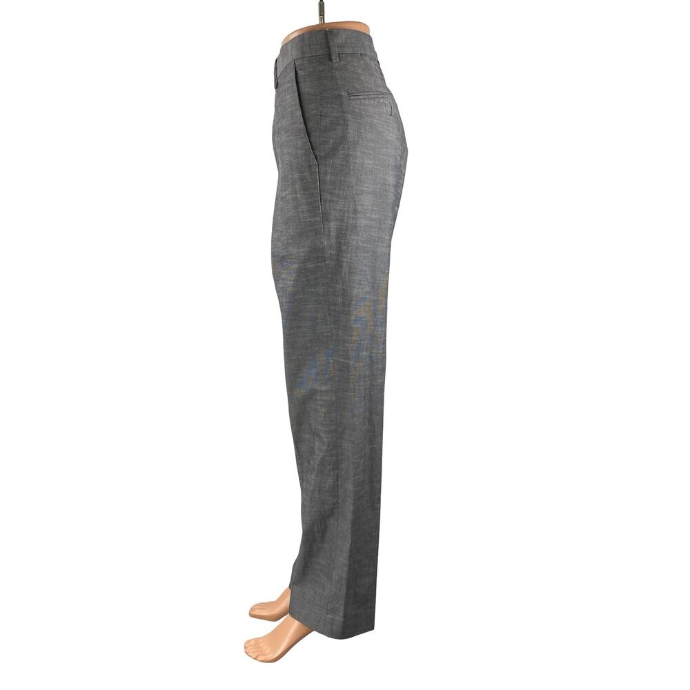 Express Women's Gray High Rise Straight Wide Leg Trousers Dress Pants Size 31X32 - Picture 2 of 6